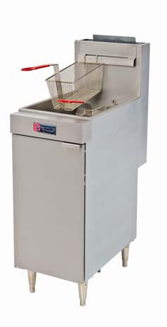 Wolf freestanding gas fryer