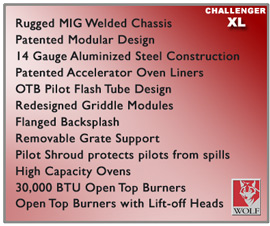 Wolf Challenger XL Features