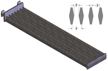 Cast Diamond Grate for ACB Char Broiler