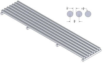 Round Rod ACB Char Broiler Grate