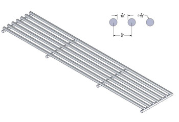 Round Rod SCB Char Broiler Grate