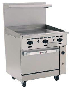 Wolf C48S-4B24G_NAT Challenger XL™ Restaurant Range Gas 48