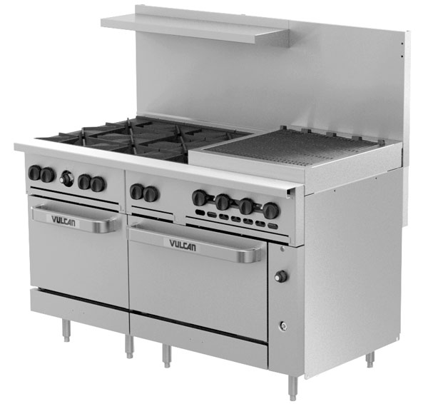 C60 Challenger XL Range with 24 inch Charbroiler