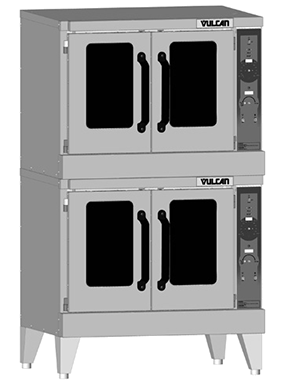 Vulcan VC55GD Double Deck Gas Convection Oven