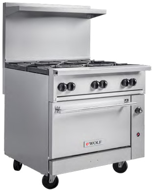 Wolf C72SS-6B36G_NAT Challenger XL™ Restaurant Range 72 Gas