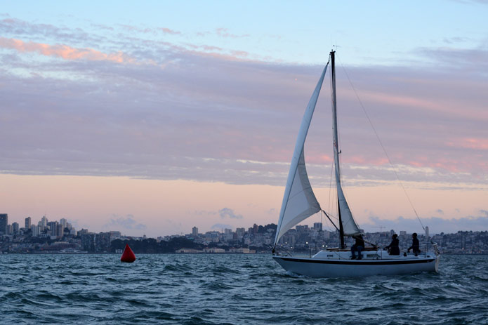 Final Summer Sunset Race Finish 2015